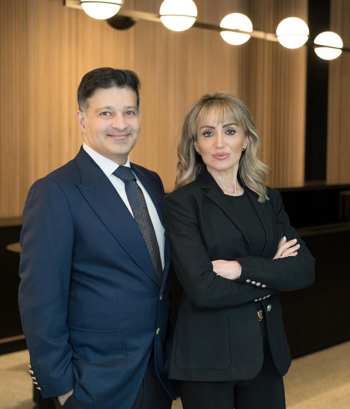 Mr Reza Nassab and Dr Kajal Babamiri
